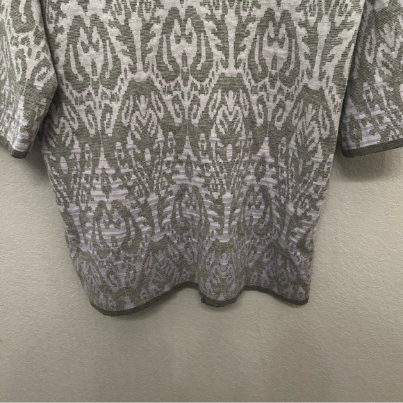 Sigrid Olsen Gray Patterned Cardigan - Picture 6 of 8